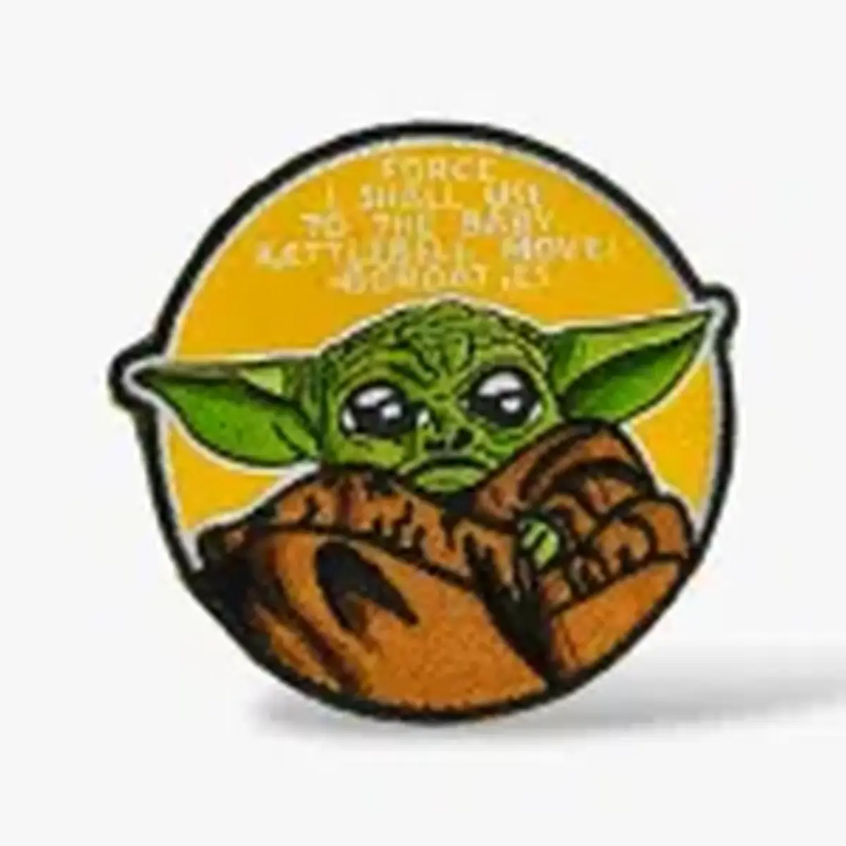 parches baby yoda para mochilas de cross training.