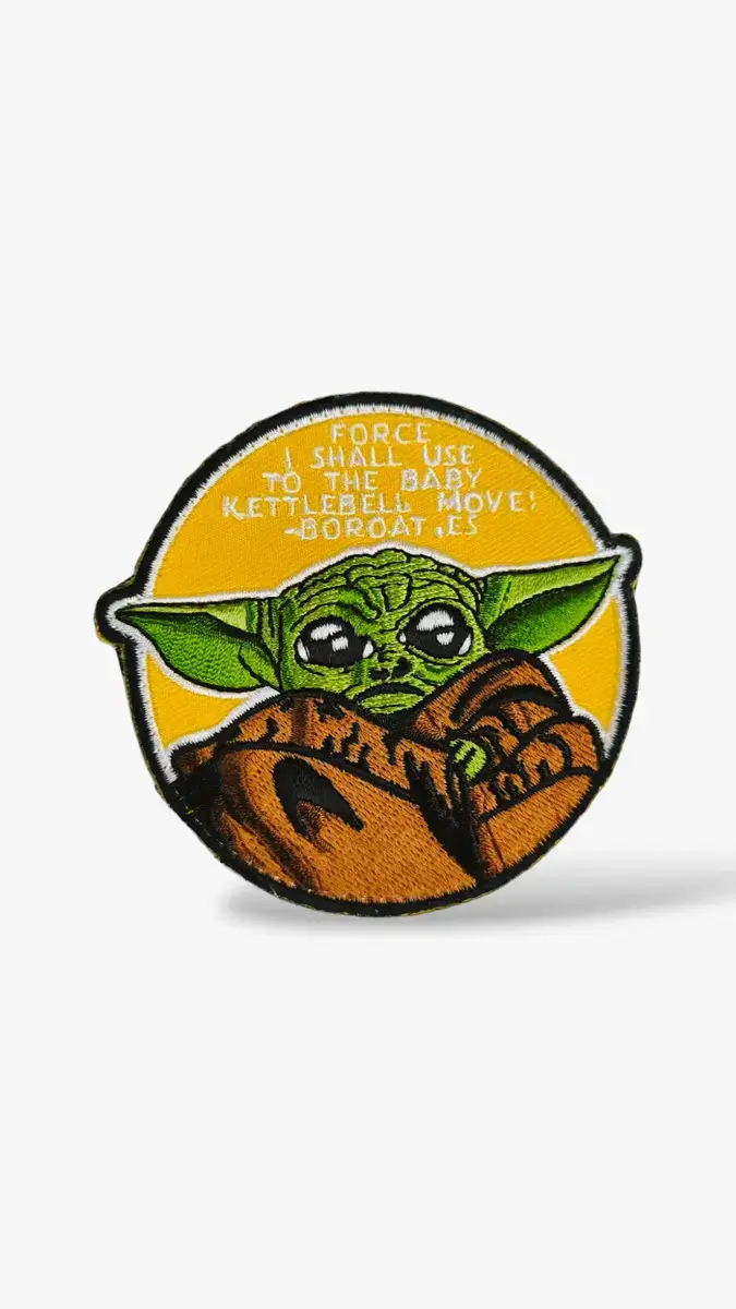 parche-baby-yoda-bordado-tienda-crossfit-star-wars parches baby yoda para mochilas de cross training.