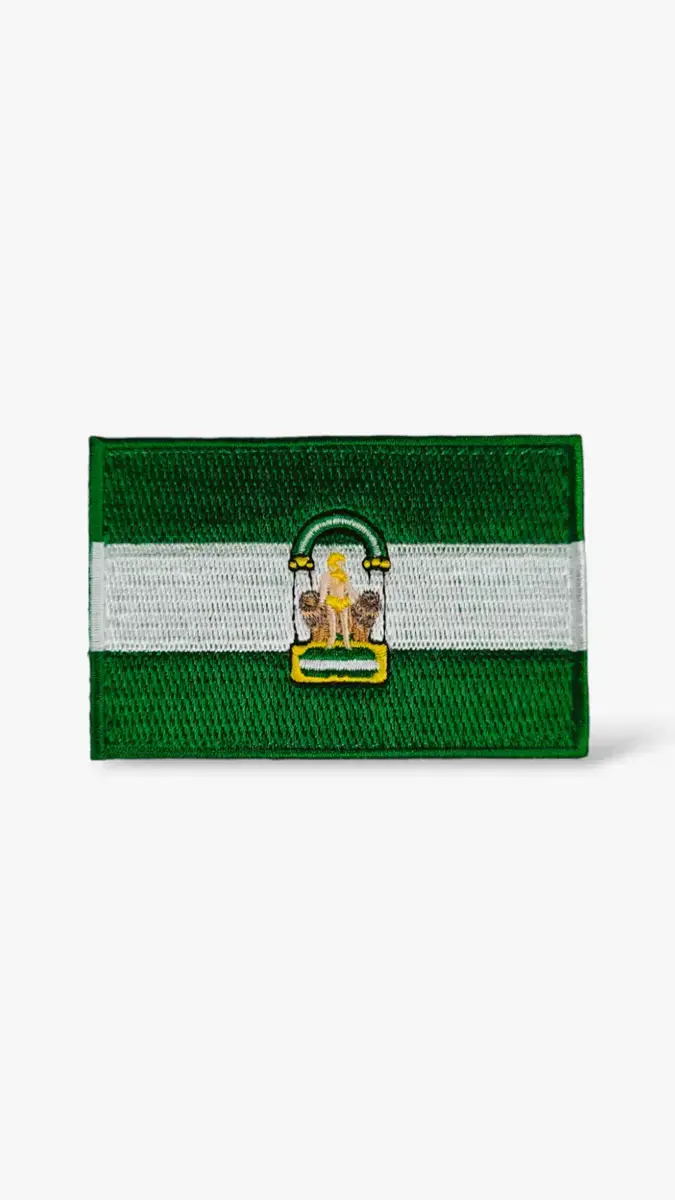 parche-bandera-andalucia-bordado-tienda-crossfit parches de banderas para mochilas de cross training.