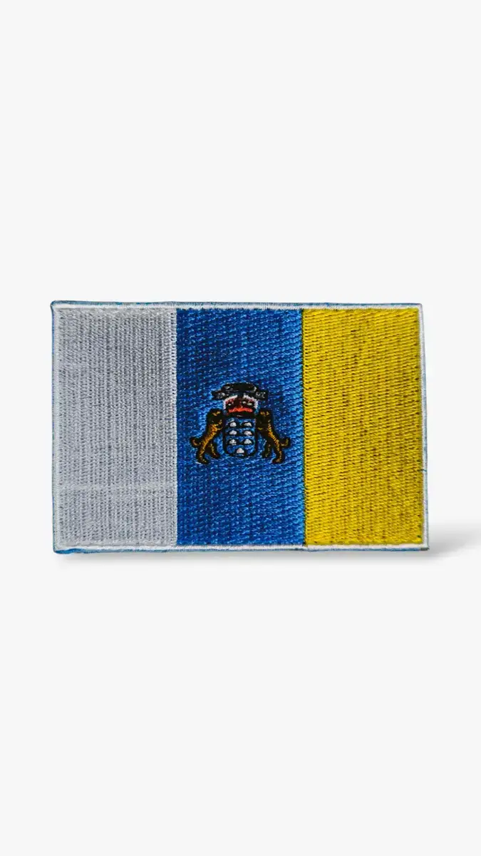 parche-bandera-canarias-bordado-tienda-crossfit parches de banderas para mochilas de cross training.