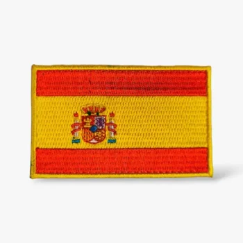 parches de bandera españa para mochilas de cross training.