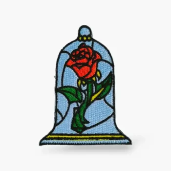 parches de rosa bella bestia para mochilas de cross training.