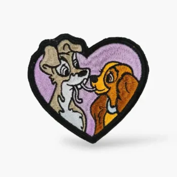 parches de la dama y el vagabundo para mochilas de cross training.