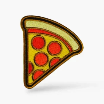 parche pizza emojis para mochilas de cross training.