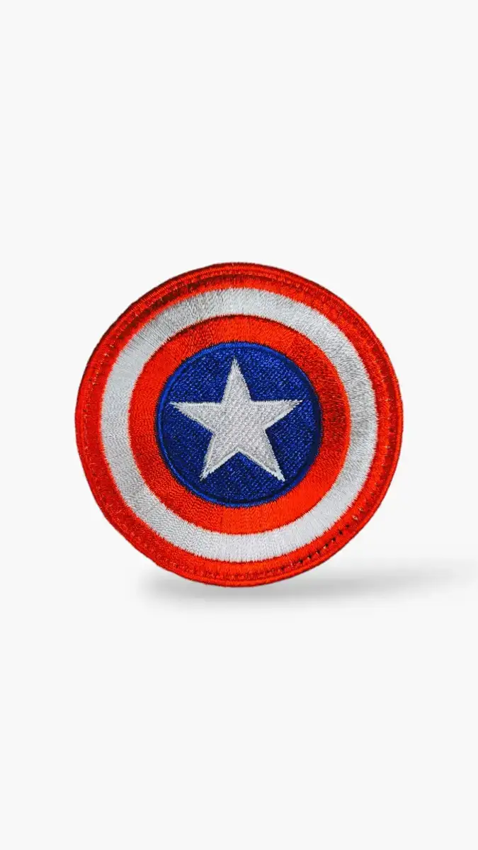 parche-escudo-capitan-america-bordado-tienda-crossfit-marvel parches de escudo capitán américa para mochilas de cross training.