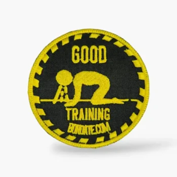 parche good training para mochilas de cross training.