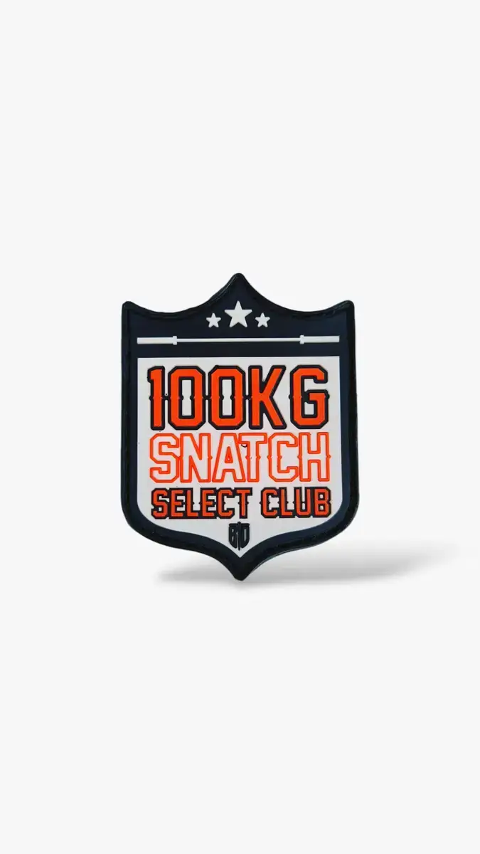 parche-snatch-club-100kg-pvc-tienda-crossfit parches de snatch club 100kg para mochilas de cross training.