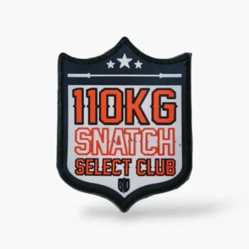 parches de snatch club 110kg para mochilas de cross training.