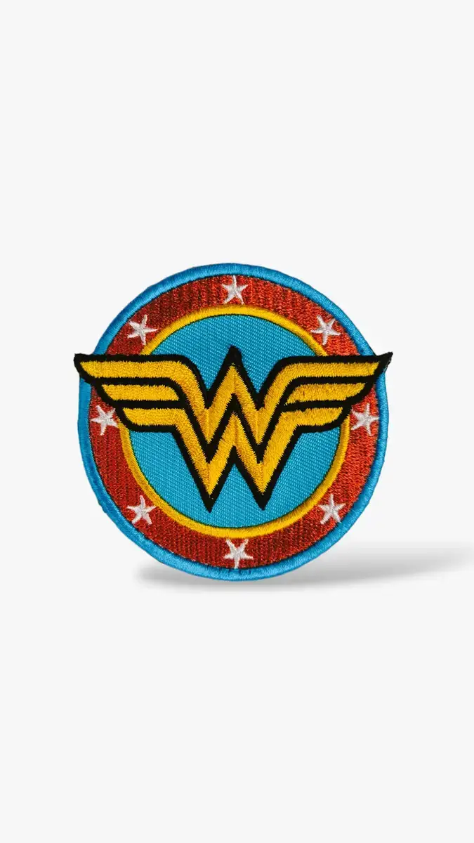 parche-wonder-woman-bordado-tienda-crossfit-dc parches de wonder woman para mochilas de cross training.