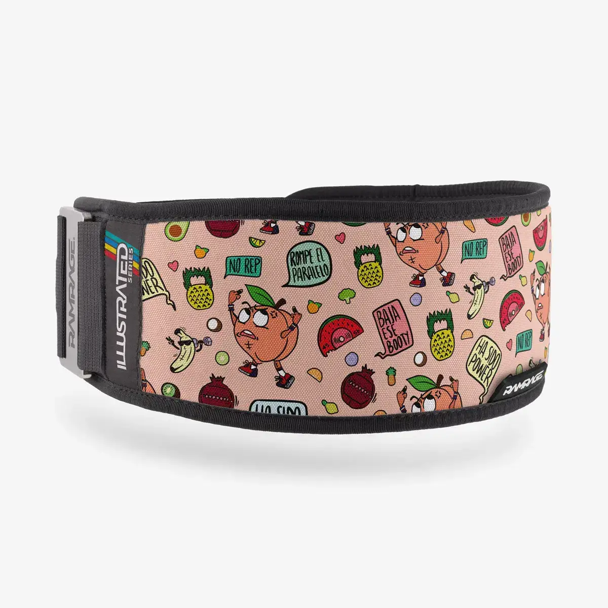 BDC-026-OR Cinturon Halterofilia Weightlifting Belt Ramrage - Vista Trasera
