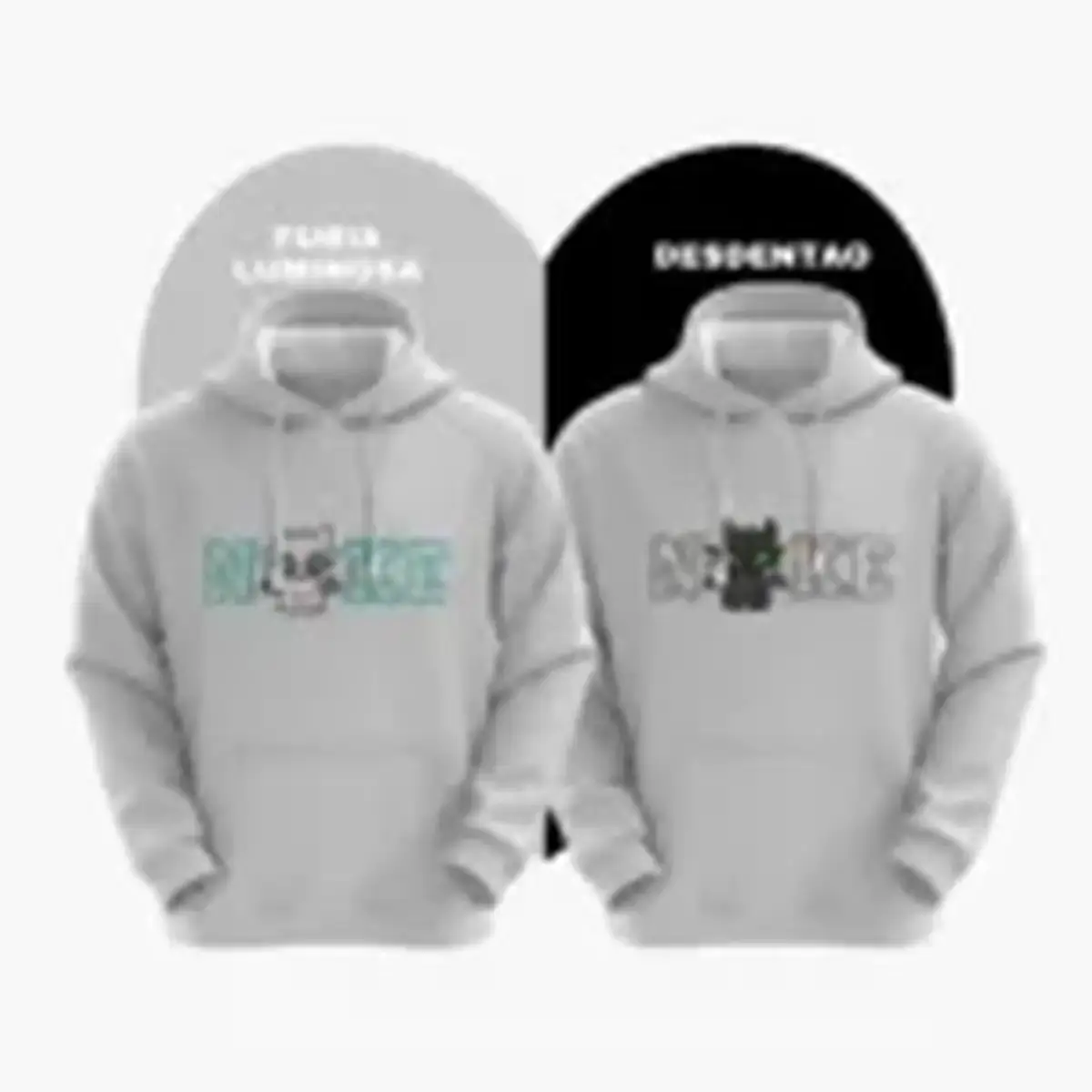 Sudaderas Con Capucha Pack San Valentin Desdentado y Furia Luminosa Bordate