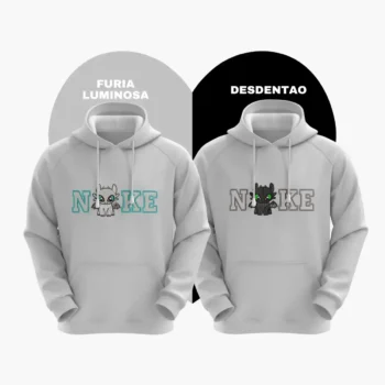 Sudaderas Con Capucha Pack San Valentin Desdentado y Furia Luminosa Bordate