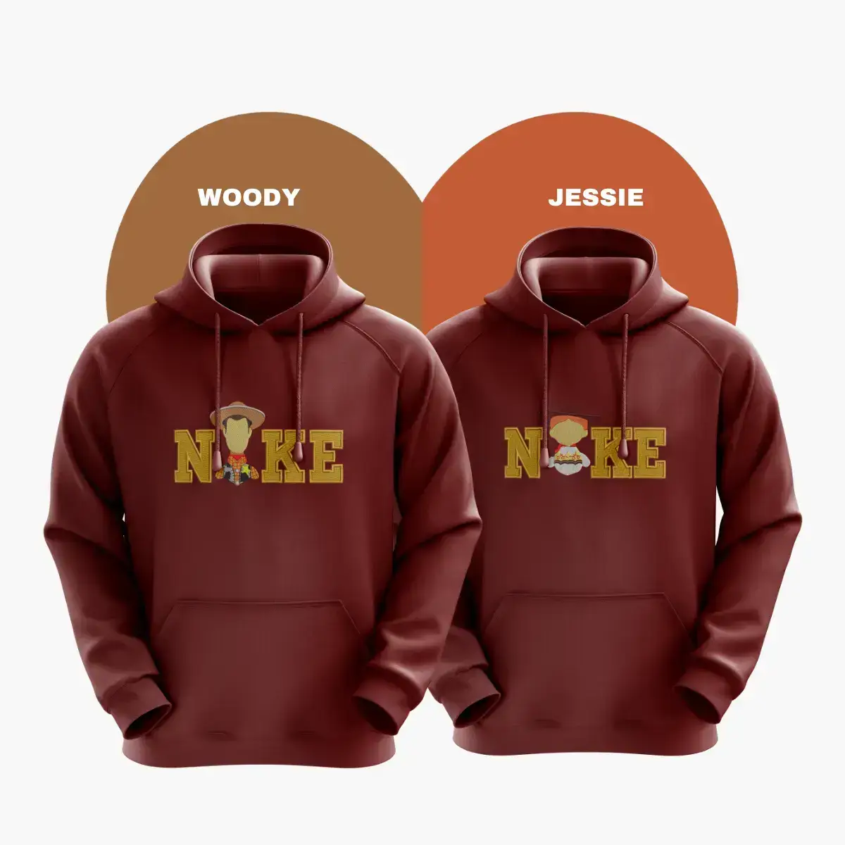 Sudaderas Con Capucha Pack San Valentin Woody y Jessi Bordate Sudaderas Con Capucha Pack San Valentin Woody y Jessi Bordate